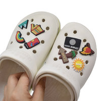 Breloques de chaussures en PVC tendance, style mexicain, amusantes et mignonnes, Taco avec Popcorn et Cœur, pour sabots, accessoires de chaussures durables en PVC TT HY47