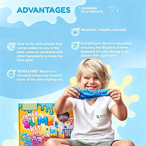 Nouveauté : Kit <span class=keywords><strong>de</strong></span> fabrication <span class=keywords><strong>de</strong></span> slime DIY, pâte élastique, argile gelée, ensemble créatif et éducatif <span class=keywords><strong>pour</strong></span> enfants, activité intérieure et extérieure - Product Image 5