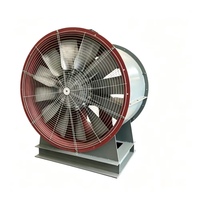 Ventilateur axial autoportant haute température pour échappement de parking, à roulement à billes, 380V/415V/410V, avec pales antidéflagrantes
