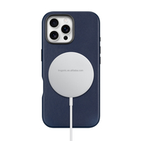 Étui de téléphone en cuir huilé de qualité supérieure pour iPhone 16 Pro, style professionnel, protection complète, protection de l'objectif de l'appareil photo