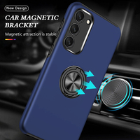Coque de téléphone magnétique 2 en 1 pour Samsung S22 S23 Plus avec béquille, étui professionnel pour Samsung S23