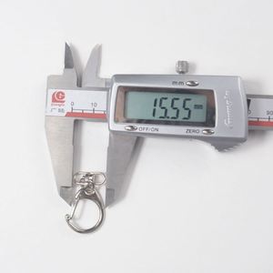 Hot bán tại chỗ 23mm Kẽm hợp kim tôm hùm móc cài với chuỗi C khóa Snap móc khóa xoay móc khóa kim loại móc chìa khóa phụ kiện - Product Image 6