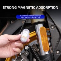Voiture lumière stroboscopique moto lampe flash led télécommande sans fil étanche vélo scooter anticollion indicateur avertissement