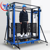 Échafaudage électrique pliable, échafaudage électrique hydraulique automatique pour la construction de bâtiments