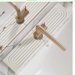 Tapis anti-éclaboussures en diatomite pour robinets de cuisine et de salle de bain, accessoires de bain, vente en gros - Product Image 4