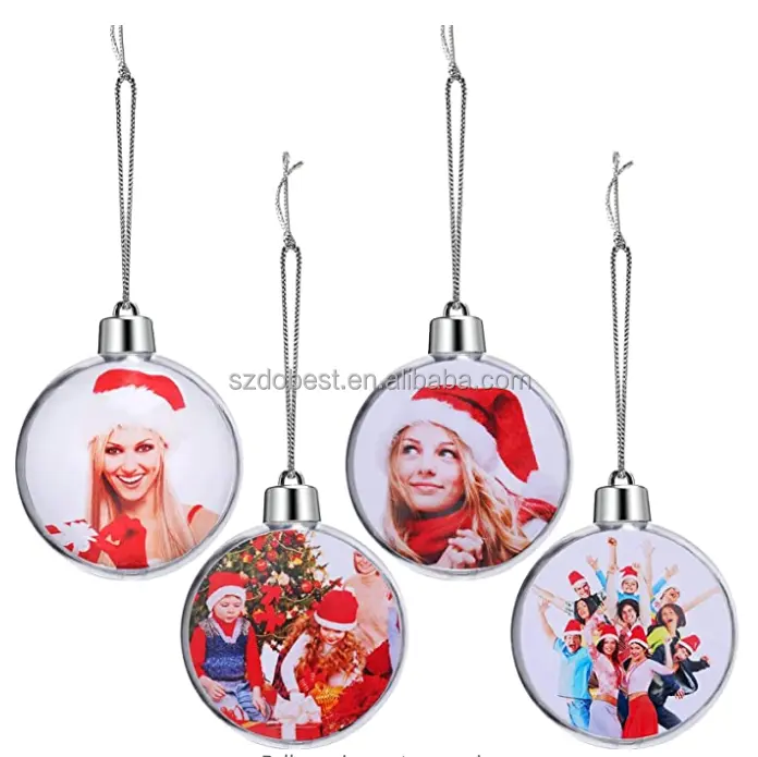 Latest Design Xmas Event Picture Frame Ornaments Decoration Tree Christmas Balls