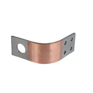 Custom Pure Copper Electrical Busbar For Conductor Pure Flat Copper Bus Bar Copper Laminated Flexible Busbars