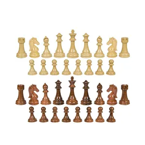 مخصص البسيطة مواضيع مختلفة من شطرنج خشبي مجلس والشخصيات قطعة ألعاب مجموعة مع مربع التعبئة والتغليف