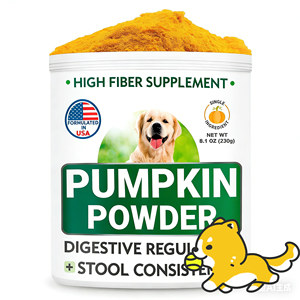 Superalimento de Calabaza para Perros, Suplemento de Fibra en Polvo, Suavizante de <span class=keywords><strong>Heces</strong></span>, Tratamiento para Diarrea, Estreñimiento, Problemas de Estómago, Sensibilidad Alimentaria - Product Image 1
