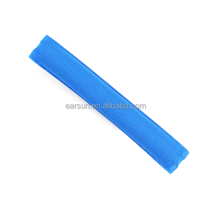 Vente Flash : Coussin de remplacement en cuir protéiné de haute qualité pour bandeau supérieur souple des casques Logitech G35, G930, G430 - Product Image 4