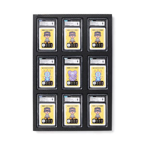 Boîte à cartes à 9 emplacements, moderne, écologique, présentoir de cartes classées, support de cartes en <span class=keywords><strong>EVA</strong></span> de qualité supérieure pour les cartes à collectionner de sport <span class=keywords><strong>Pokemon</strong></span> - Product Image 3