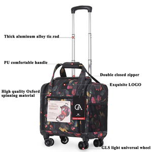 Maleta <span class=keywords><strong>de</strong></span> Cabina GEMULIN, Equipaje <span class=keywords><strong>de</strong></span> <span class=keywords><strong>Viaje</strong></span> Unisex, Material Oxford Suave, con Ruedas, <span class=keywords><strong>de</strong></span> Cuero y Tela, Maleta Pequeña con Asa - Product Image 6