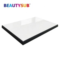Feuille MDF par sublimation Beautysub Panneau photo MDF blanc brillant Panneau de fibres de bois de densité moyenne imprimable Impression vierge par transfert de chaleur