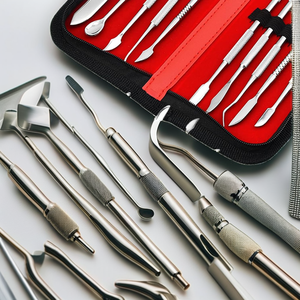 10pcs/<b>set</b> Metal Manual Dental Wax Carving Tools Spatula <b>Plaster</b> Knife Practical Versatile Teeth Whitening Kit Dentistry - Product Image 2