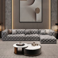Canapé design italien classique canapé sectionnel moderne gris salon meubles de maison canapé trois places pour la maison