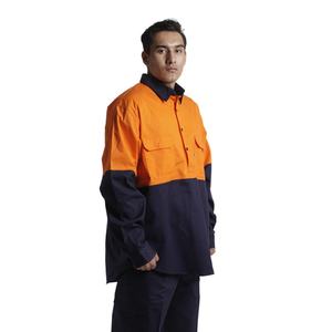 Camisa de Trabajo de Seguridad de Alta Visibilidad, Ignífuga, Antiestática, de Algodón, Marca DA, para Soldadura y Construcción, PP - Product Image 5