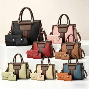 Set di 3 Borse da Donna in Pelle PU, Borsa <span class=keywords><strong>a</strong></span> <span class=keywords><strong>Tracolla</strong></span>, Borsetta e Portafoglio per Vendita all'Ingrosso - Product Image 2