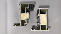 Ventanas Fijas de Fibra de Vidrio FRP para Fabricación de Ventanas de PU, Aplicaciones de Muro Cortina en Diseño de Edificios Modernos, Rendimiento a Largo Plazo