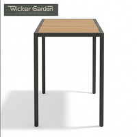 Tabouret de bar minimaliste moderne avec structure en aluminium et assise en corde, chaise de jardin à pieds hauts pour l'extérieur, idéale pour les hôtels