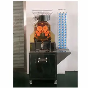 Exprimidor de naranjas automático de metal, máquina exprimidora, máquina expendedora de zumo de naranja