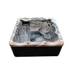 Luxe 6 personnes acrylique balboa bain à remous spa <span class=keywords><strong>piscine</strong></span> extérieure avec haut-parleur led jardin <span class=keywords><strong>sauna</strong></span> massage jacuzzii premium - Product Image 1