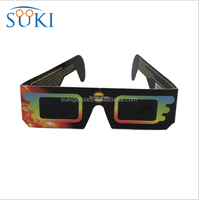 Lunettes 3D en papier personnalisées avec logo, prix promotionnel, lunettes d'éclipse solaire