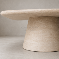 Table basse OAKEN de luxe minimaliste et durable, ronde ou rectangulaire, pour la maison, le bar, le club, le salon, meubles de maison