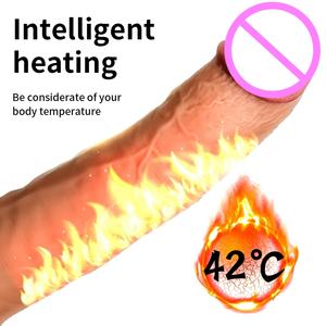 <strong>Hot</strong> Promote Orgasm Telescopic Swing Vibration Heating Vaginal Firming Swing Female Masturbation Device Dildo Simulation <strong>Penis</strong> - Product Image 4