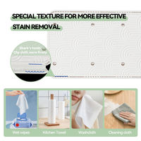 Serpillère à démontage rapide pour usage domestique, avec fixation à mâchoires dentelées pour chiffon de nettoyage, format compact pour le nettoyage des tables