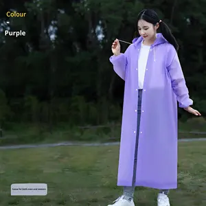 EVA Desechable <span class=keywords><strong>para</strong></span> Adultos, Estilo Largo, Engrosado, Impermeable, Protección contra la <span class=keywords><strong>Lluvia</strong></span> <span class=keywords><strong>para</strong></span> Senderismo, Doble Capa de Alta Calidad - Product Image 6