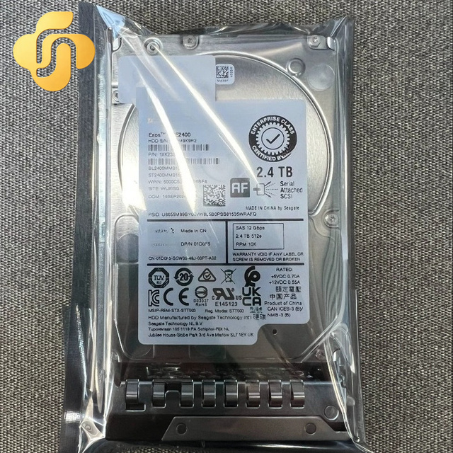 2.4TB 0F9NWJ AL15SEB24EQY SAS 12Gbps 7200 RPM 128MB Cache 2.5in Metal Shell Internal Hard Drive for R740 R750