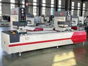 Máquina de Soldadura sin Costuras de Doble Cabezal de Aluminio YBKE de Alta Calidad, Núcleo de Motor de Alta Seguridad para Puertas y Ventanas de PVC/UPVC, Potencia de 2.5Kw - Product Image 5