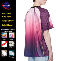 Maillot de football QZFSO personnalisé à changement de couleur, en tissu mélangé, avec impression par sublimation, respirant, pour le sport
