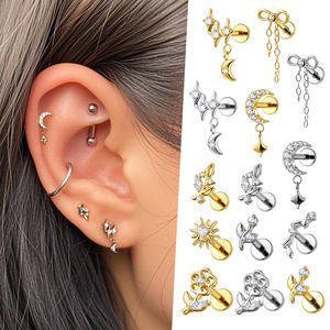 Bijoux <span class=keywords><strong>de</strong></span> <span class=keywords><strong>piercing</strong></span> Toposh en titane G23, clou d'<span class=keywords><strong>oreille</strong></span> à filetage interne, bijoux <span class=keywords><strong>de</strong></span> corps pour <span class=keywords><strong>piercing</strong></span> d'<span class=keywords><strong>oreille</strong></span>, labret - Product Image 6