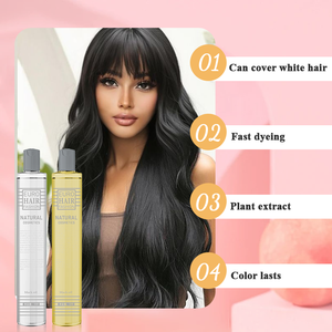 Fabbricazione OEM africano colorante crema 500ml * 2 naturale colorante nero tinture per capelli per barbiere - Product Image 5