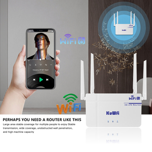 Thiết Kế Mới Kuwfi 10 Người Dùng Trong Nhà Wifi Hotspot Router 4G LTE Nano Sim Thẻ Wifi6 4G Router Với 100Mbps Cổng - Product Image 3