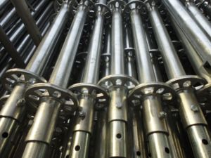 <span class=keywords><strong>Prix</strong></span> usine galvanisé HDG acier <span class=keywords><strong>Layher</strong></span> tout rond Ringlock vertical Standard métal Ringlock système d'échafaudage - Product Image 6