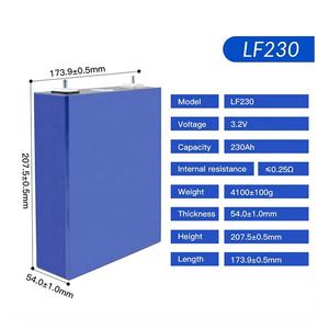 Оптовая продажа, 3,2 В 230Ah 32Ah 50Ah 100Ah <span class=keywords><strong>160Ah</strong></span> 280Ah 304Ah призматическая аккумуляторная батарея <span class=keywords><strong>Lifepo4</strong></span> для электрической системы питания - Product Image 2