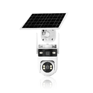 4G Solar <b>Camera</b> Outdoor Dual Lens 3K Resolution F1.0 Large Aperture AOV Wireless Security <b>Camera</b> with Human Detection - Product Image 1