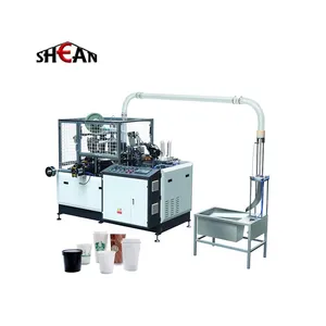 Máquina de fabricación de vasos de papel desechables ambientales a precio favorable