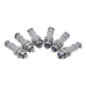 Gx12 2/3/4/5/6/7 סיכה זכר + נקבה 12 מ "מ 16 מ" מ L88-93 שקע תעופה מעגלי שקע מחבר חוט לוח עם מכסה פלסטיק - Product Image 3