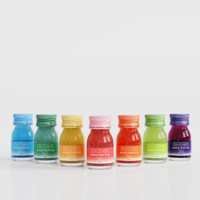 Bouteilles en verre transparent de 30 ml, 60 ml, 250 ml pour les soins de santé, les shots de compléments alimentaires, les boissons énergisantes avec bouchon en aluminium, impression d'un logo personnalisé