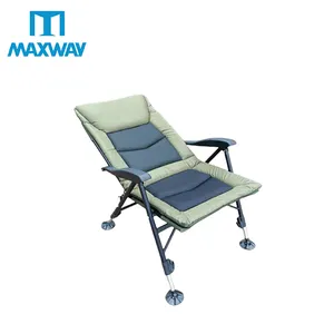 Commercio all'ingrosso Relax campeggio portatile pieghevole sedia da pesca carpa sedia staccabile verde per la pesca