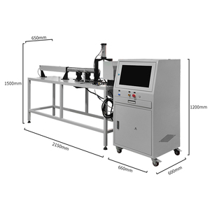 Marcador automático profesional para marcar barras metálicas con tres cilindros de sujeción para logotipos de marca en extremos de barras metálicas - Product Image 3