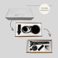 Support de microphone à condensateur USB professionnel en alliage d'aluminium, cardioïde, anti-bruit, léger, pour enregistrement musical sur ordinateur de bureau