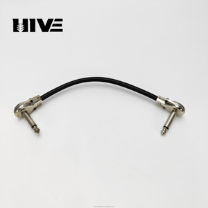 Cable de efectos planos 6,35: material de cobre de alta calidad para <span class=keywords><strong>guitarra</strong></span> eléctrica, cable blindado efector de un solo bloque, CM 15, 30CM - Product Image 3