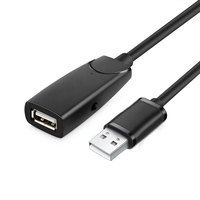 Kustomisasi kabel data ekstensi sinyal USB2.0 sambungan jarak jauh laki-laki ke perempuan USB2.0 kabel ekstensi USB2.0