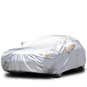 SUV Sedan 6 Layers Car Cover Waterproof Breathable UV Protection Universal Fit Automatic Car Cover Exterior Accessories