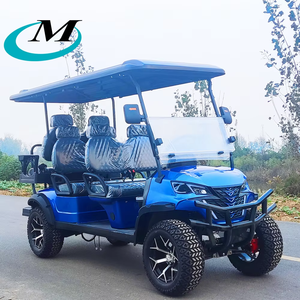 Golf Cart Elettrico a Sei Posti con Batteria al Litio 48V/60V/72V Certificato CE, Capacità di Salita 20-25 Gradi - Product Image 2