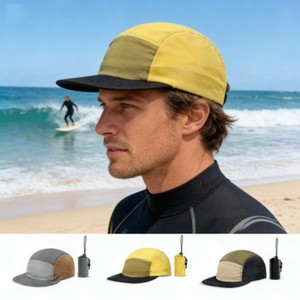 Gorras de Béisbol de 7 Paneles de Secado Rápido y Plegables para Exteriores, Unisex, para Ciclismo, Camping, Senderismo, con Visera Corta, Diseño de Leopardo con Puntos de Colores Contrastantes, Ligeras - Product Image 4